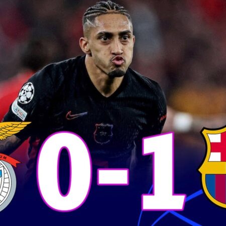 Barcelona’s Lamine Yamal Shines Against Benfica in Champions League