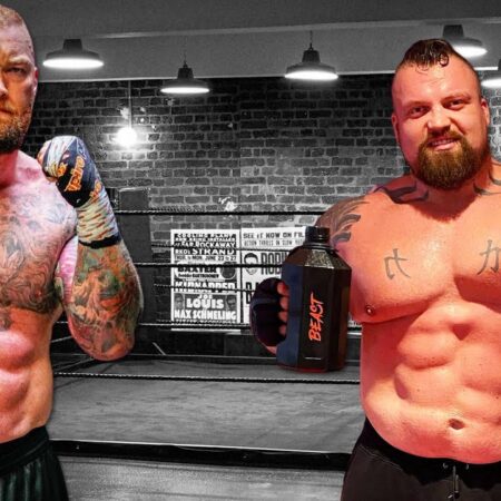KSW 105: Eddie Hall और Mariusz Pudzianowski का वज़न 601 पाउंड, मज़ेदार अंदाज़ में दिखाया पेट