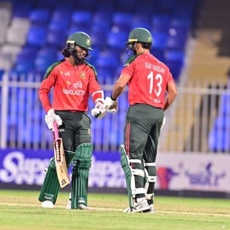 नुरुल हसन, शोरिफुल इस्लाम ने रोमांचक चेज़ में बांग्लादेश को दिलाई सीरीज