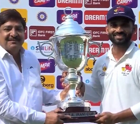 दुबे और ठाकुर ने विदर्भ को ईरानी कप का खिताब दिलाया